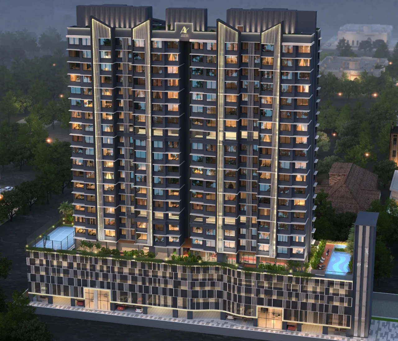 2 BHK Aikya Roots for Rent in Vikhroli