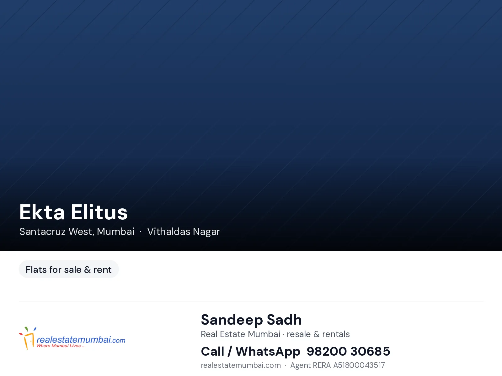 Ekta Elitus, Santacruz West — photo 1