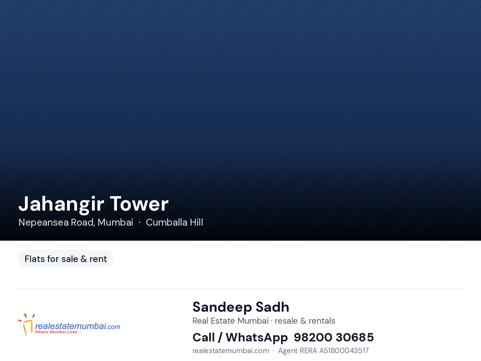 Jahangir Tower, Nepeansea Road — photo 1