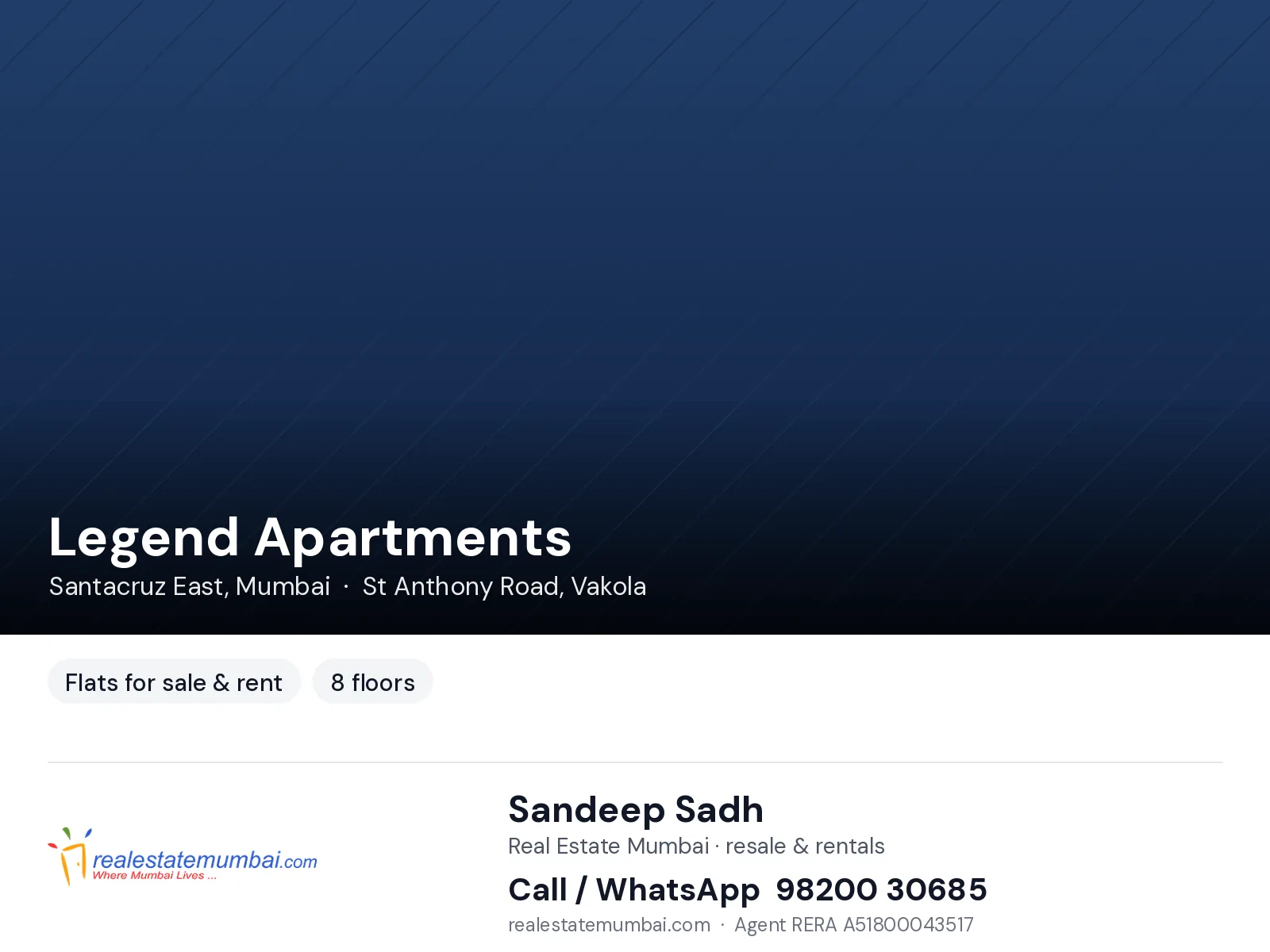 Legend Apartments, Santacruz East — photo 1
