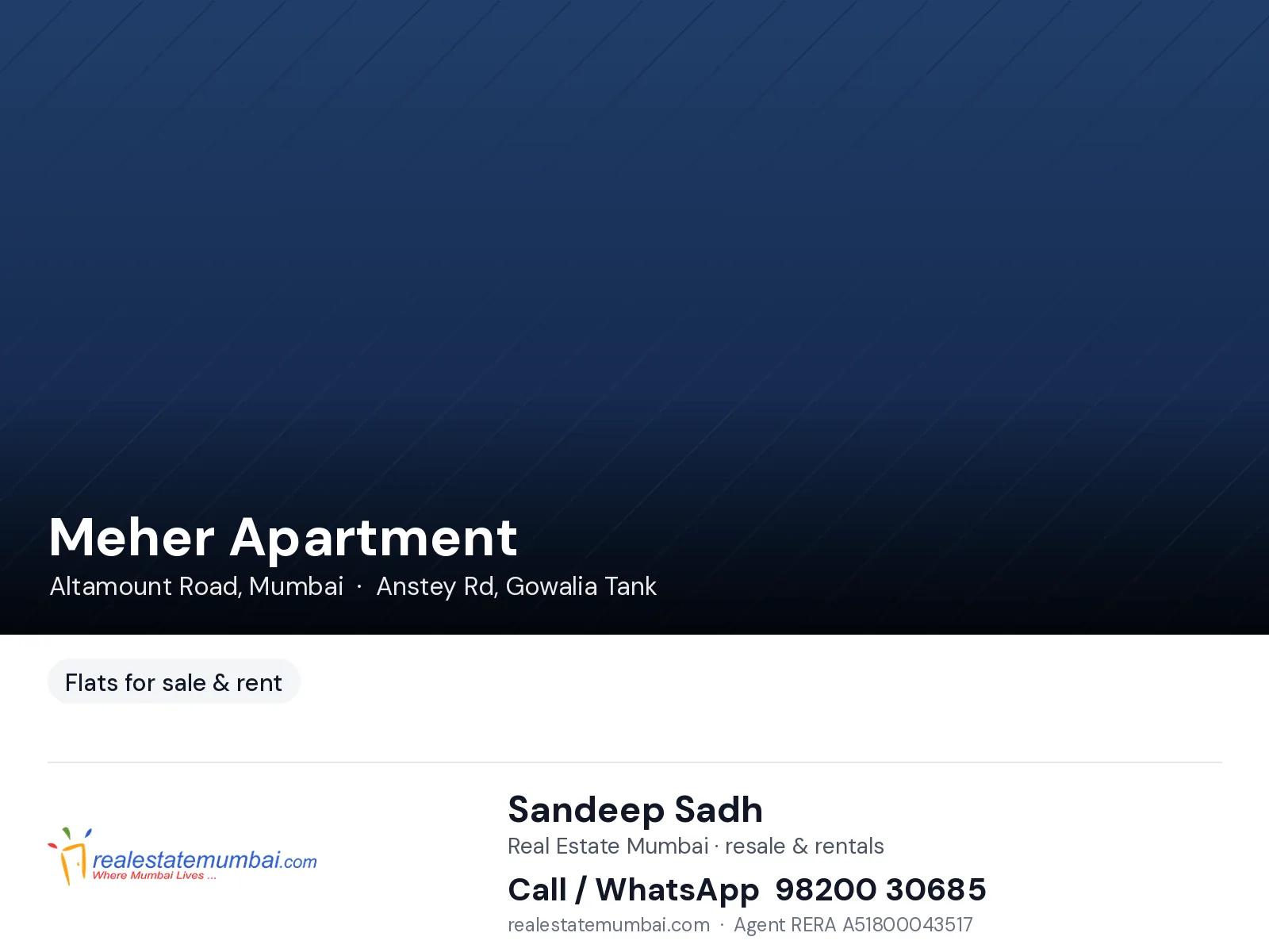 Meher Apartment, Altamount Road — photo 2