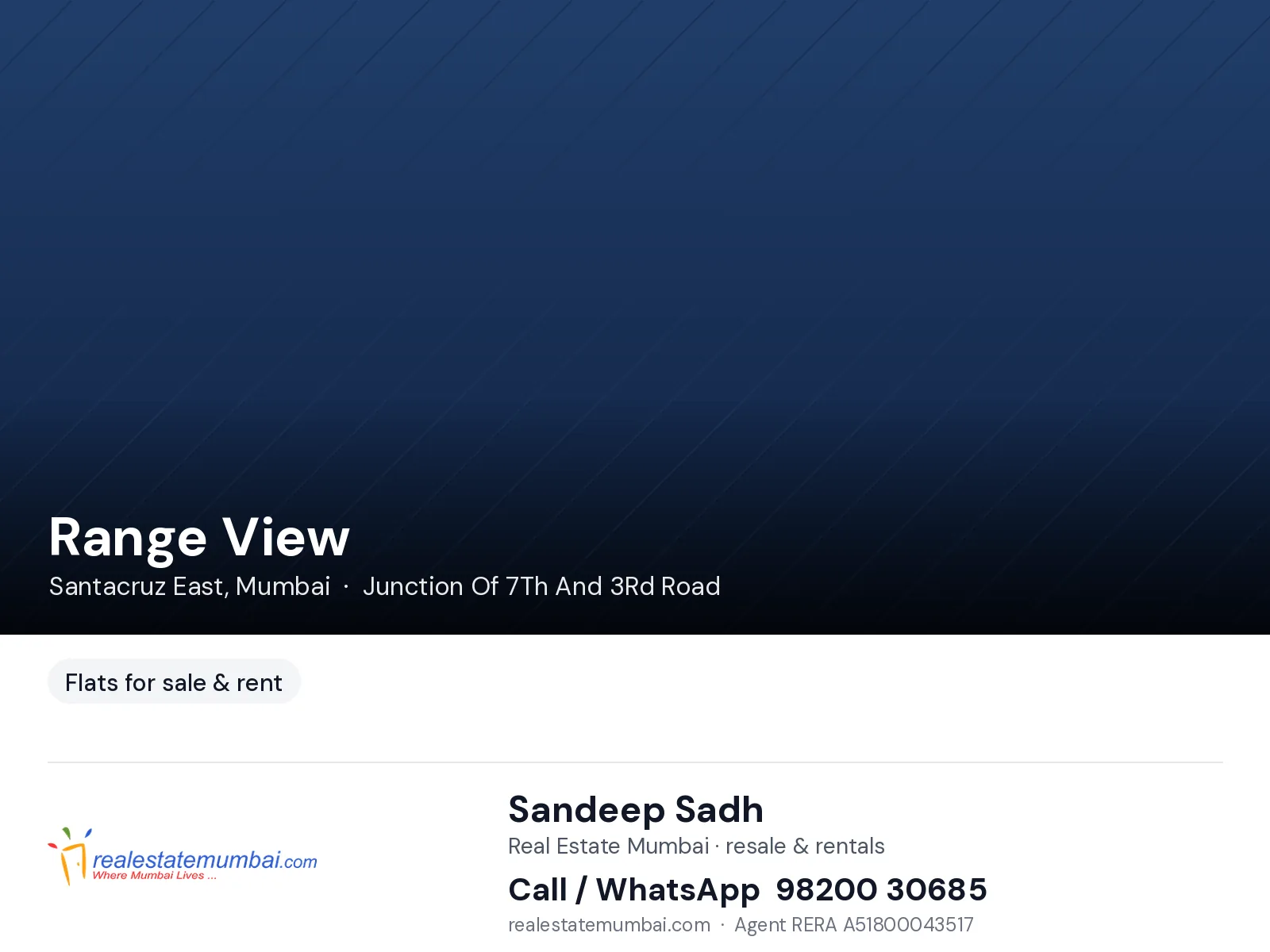 Range View, Santacruz East — photo 1