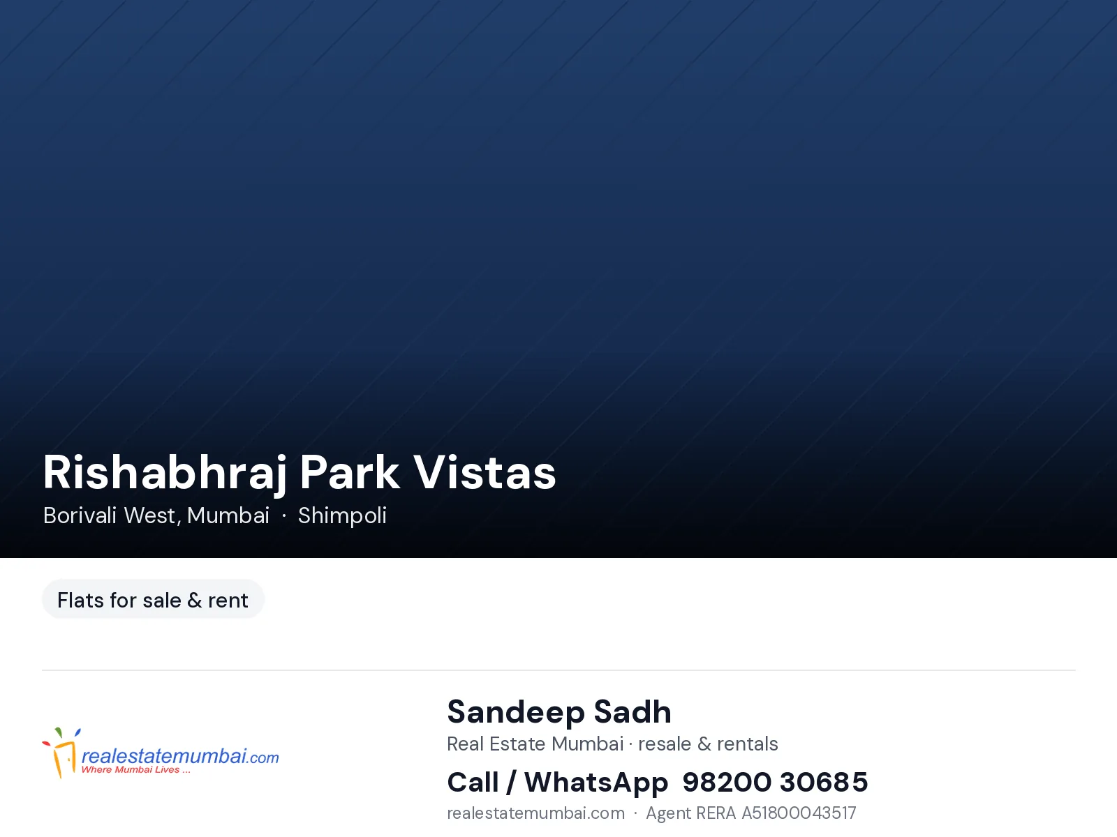 Rishabhraj Park Vistas, Borivali West — photo 1