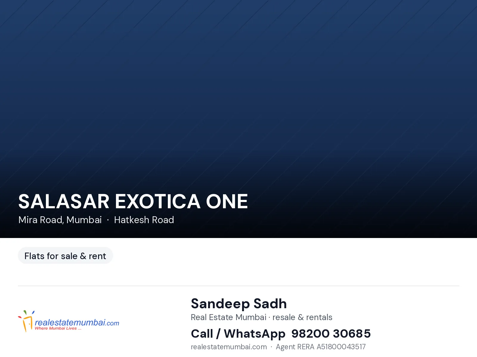 Salasar Exotica One, Mira Road — photo 1