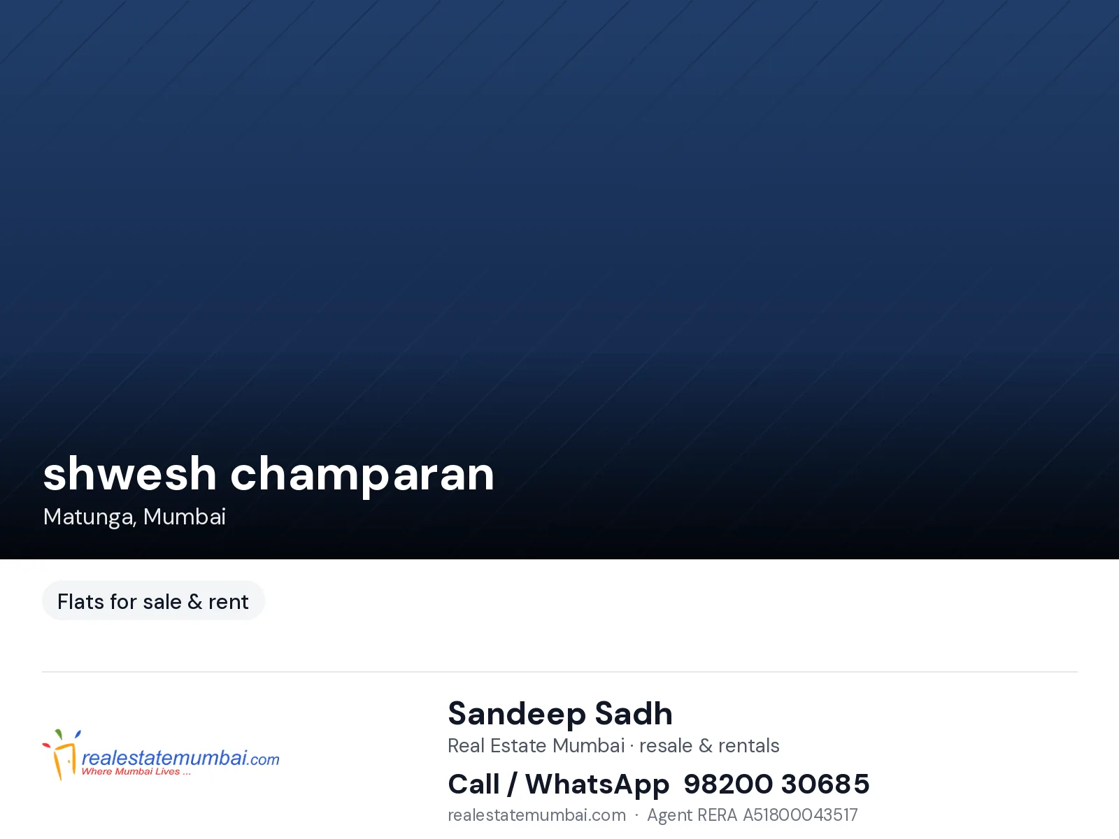 Shwesh Champaran, Matunga — photo 1