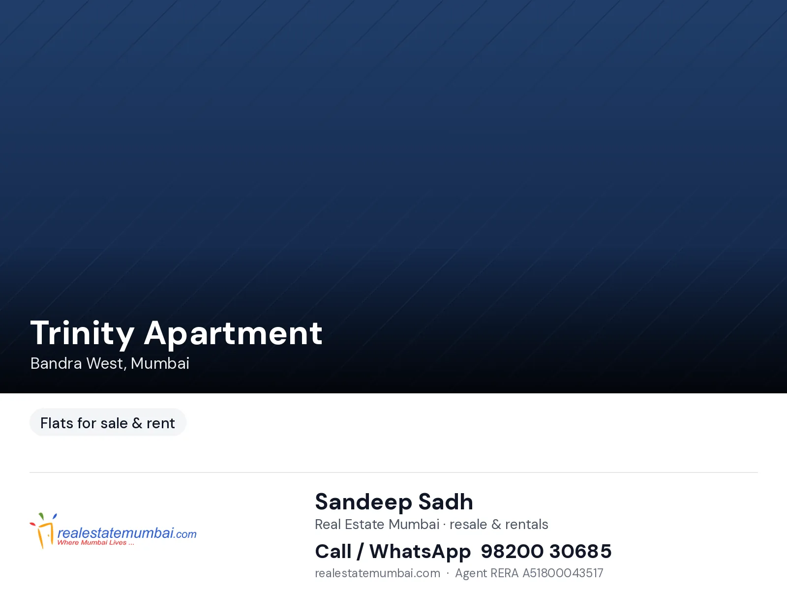 Trinity Apartment, Bandra West — photo 1
