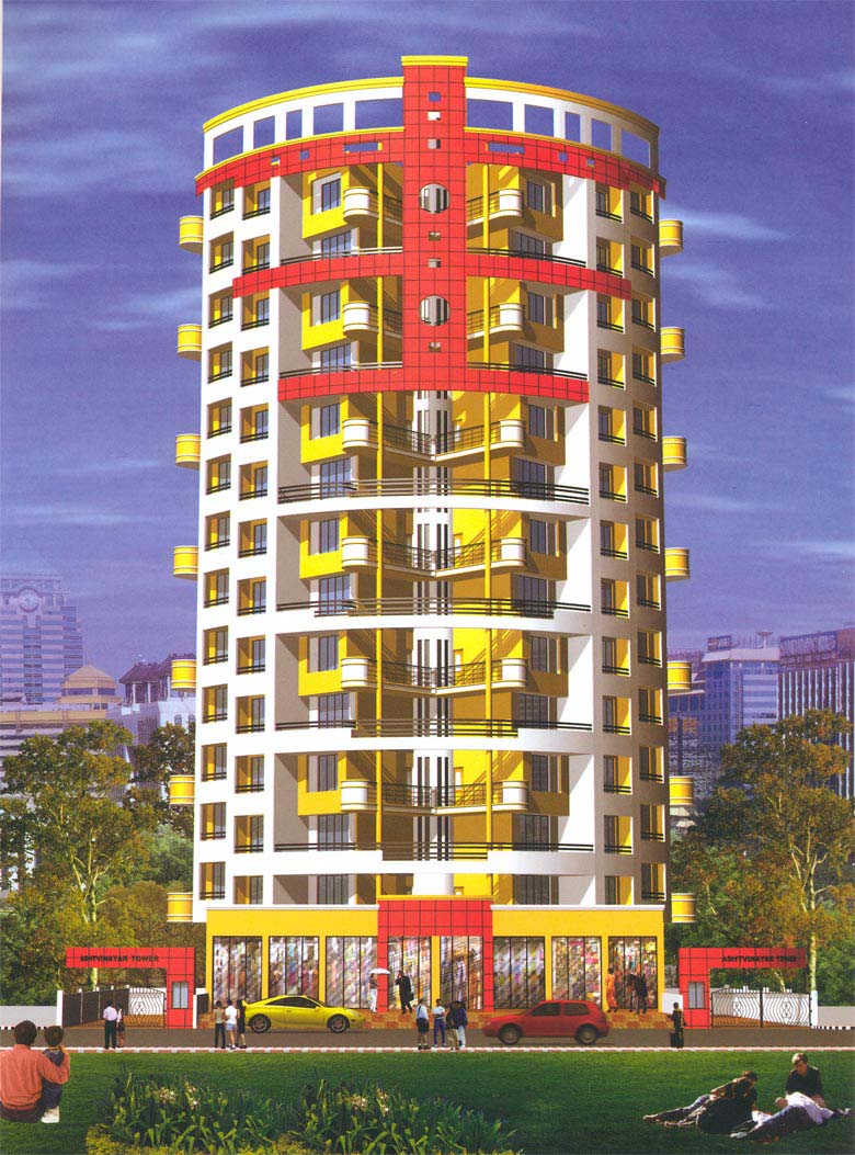 Ashtavinayak Tower — Kamothe (4)