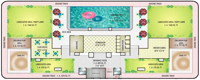 Orchid Residency flat for rent - Image 5