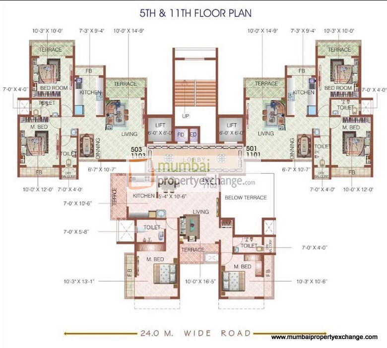 5702 Oth Floor Plan 1  - Sawan Lifestyle, Kharghar