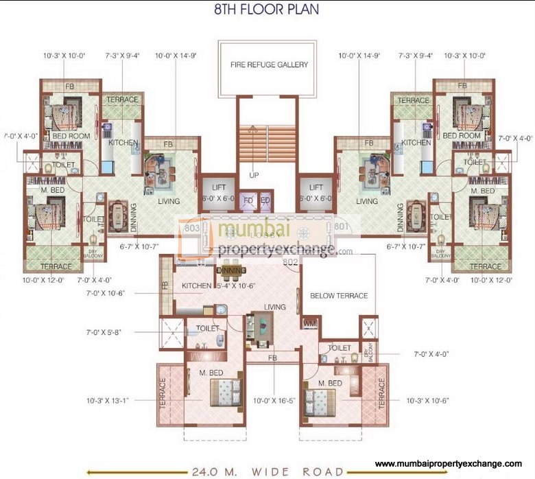5702 Oth Floor Plan 4  - Sawan Lifestyle, Kharghar