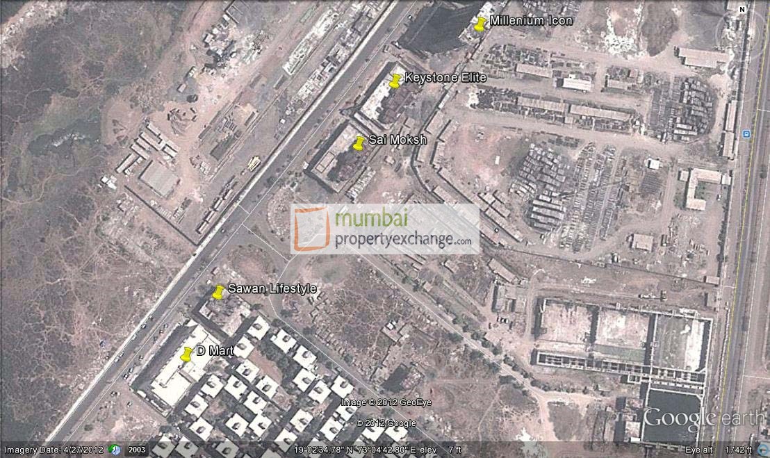 5702 Oth Google Earth - Sawan Lifestyle, Kharghar