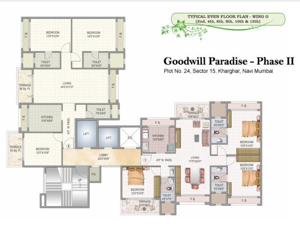 Goodwill Paradise Wing F and G — Kharghar (2)