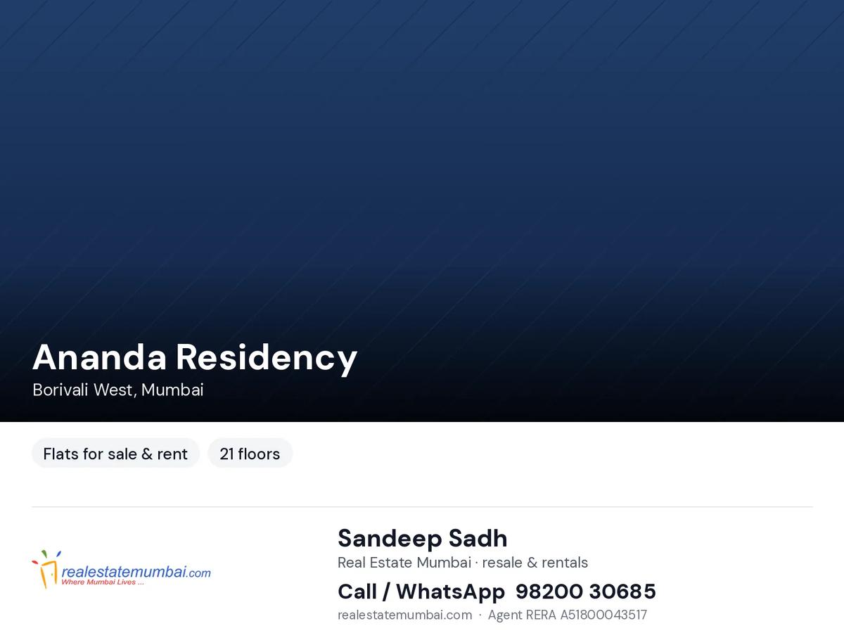 Ananda Residency, Borivali West