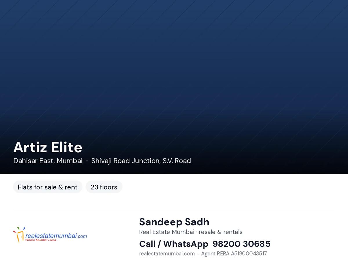 Artiz Elite, Dahisar East