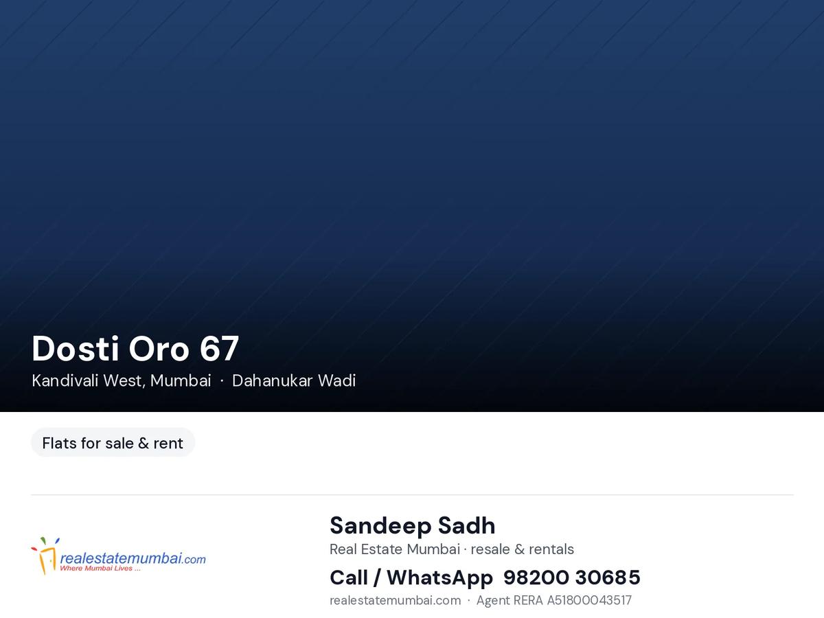 Dosti Oro 67, Kandivali West