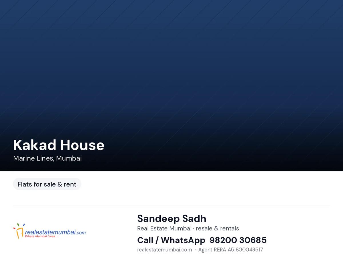 Kakad House, Marine Lines