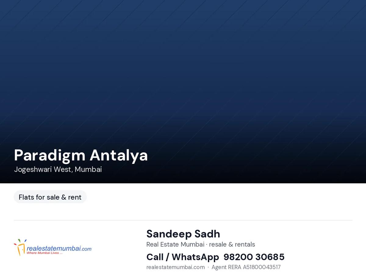 Paradigm Antalya, Jogeshwari West