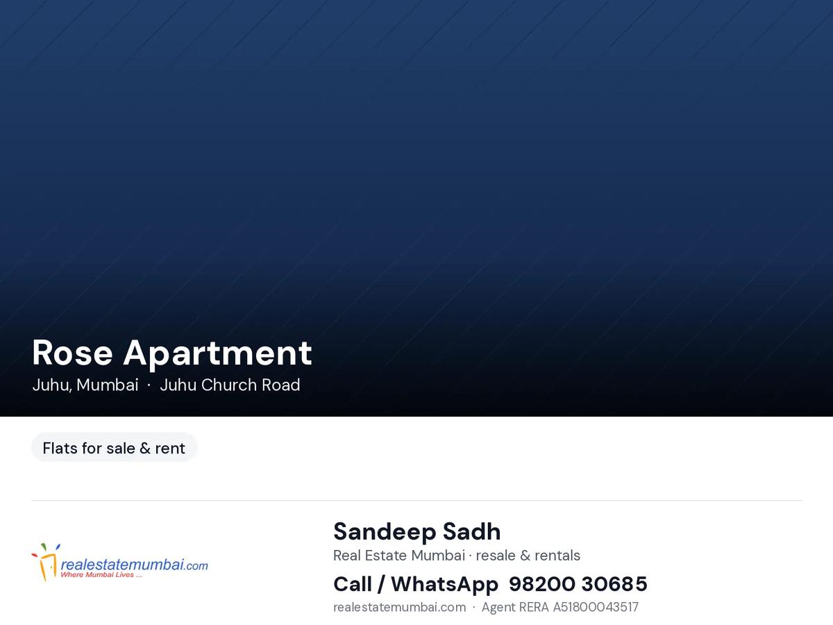 Rose Apartment, Juhu