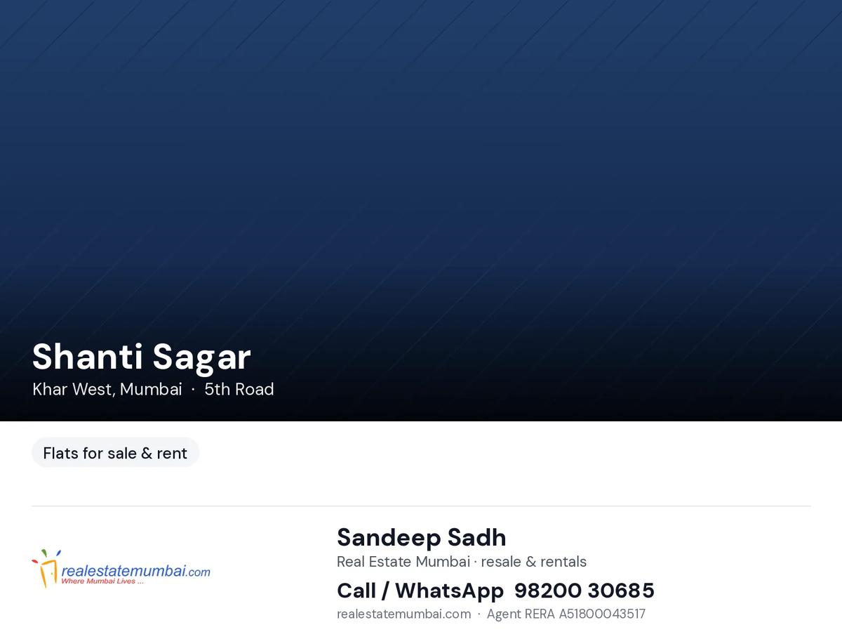 Shanti Sagar, Khar West
