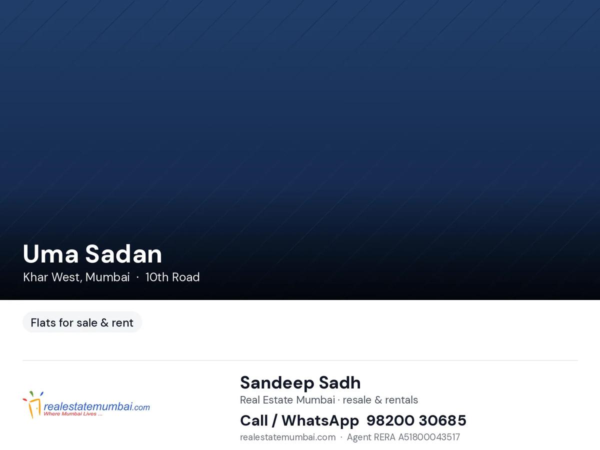Uma Sadan, Khar West