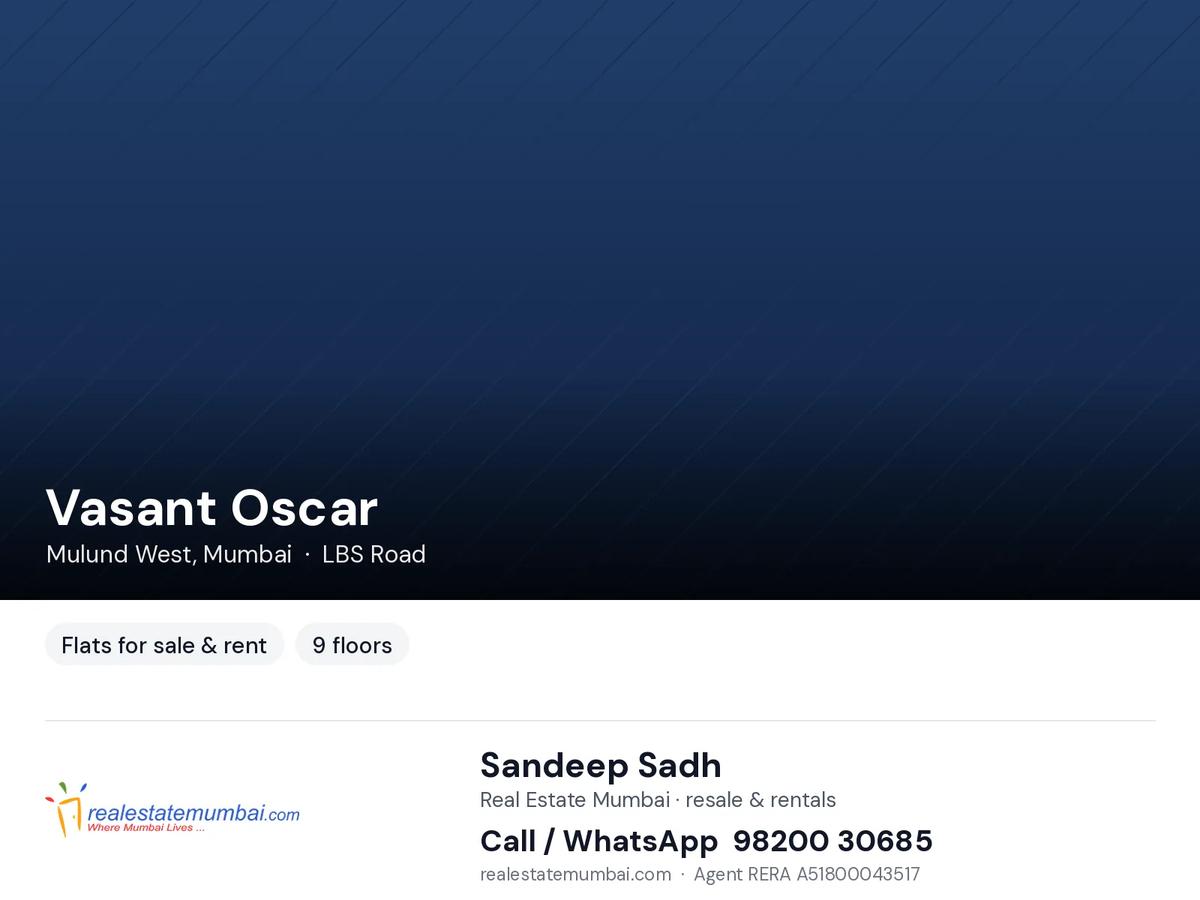 Vasant Oscar, Mulund West