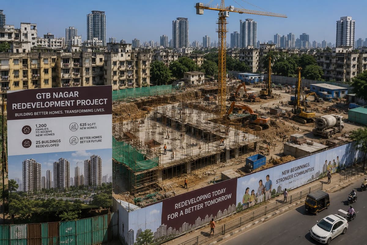 GTB Nagar Redevelopment to Provide 635 Sq Ft Homes to Mumbai Refugees