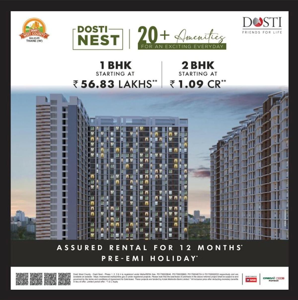 Dosti West County Heron, Thane West