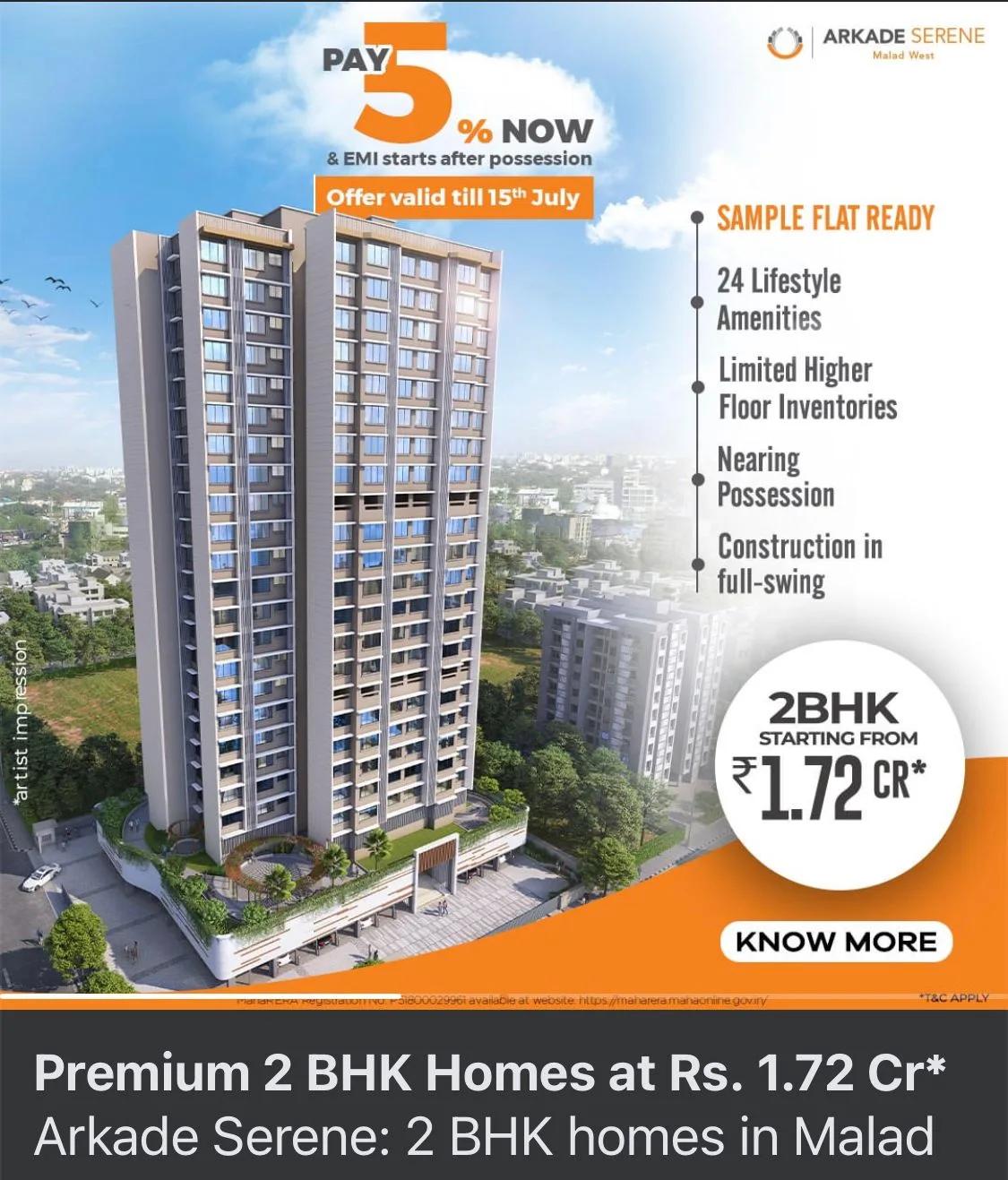 Arkade Serene, Malad West