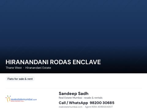 HIRANANDANI RODAS ENCLAVE