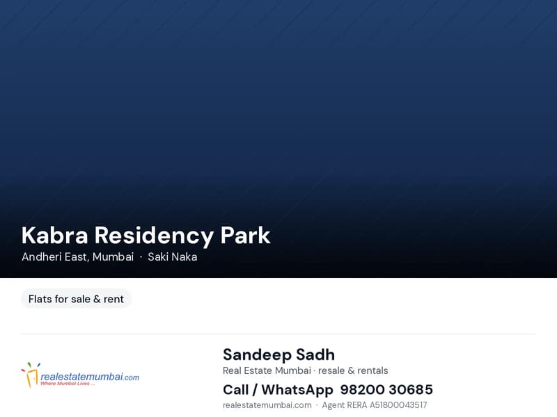 Kabra Residency Park for rent