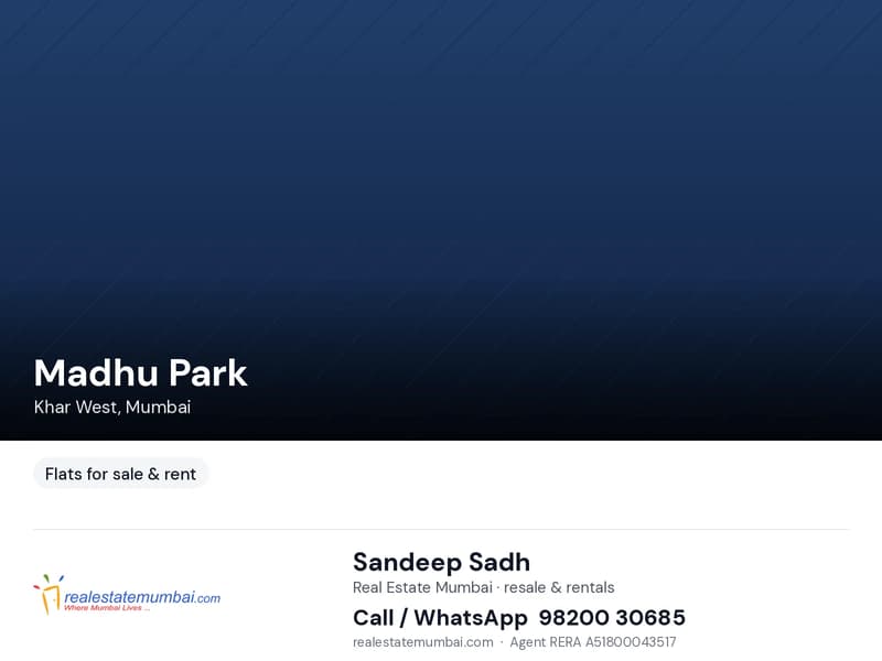 Madhu Park for rent