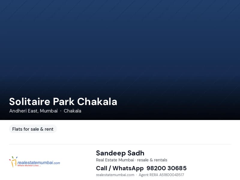 Solitaire Park Chakala in Andheri East - Photo 1