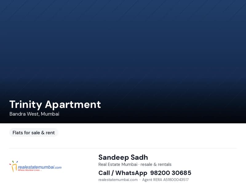 Trinity Apartment in Bandra West - Photo 1