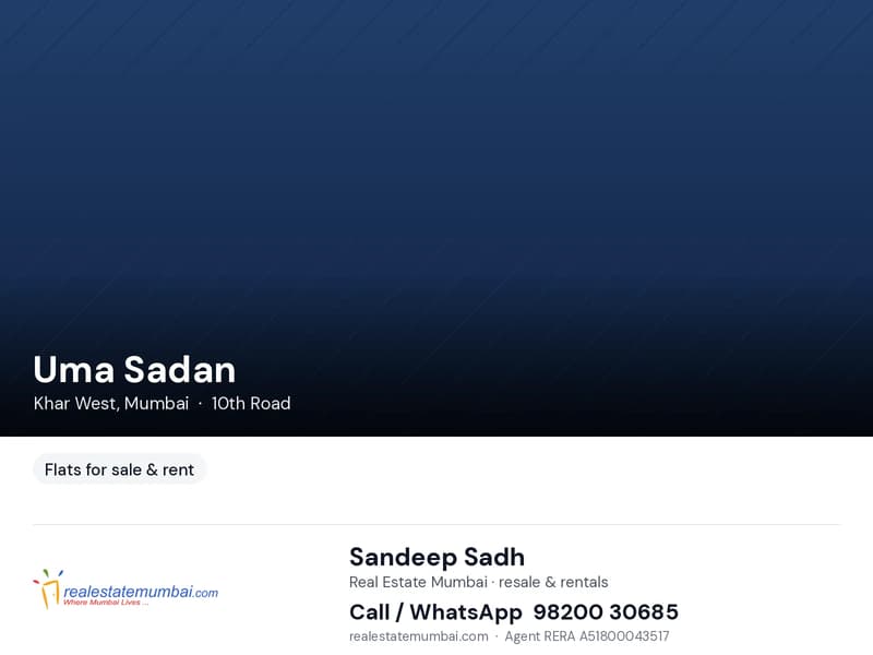 Uma Sadan in Khar West - Photo 1