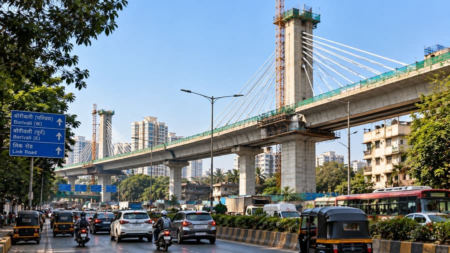 Borivali Flyover to Ease Traffic by May 2028