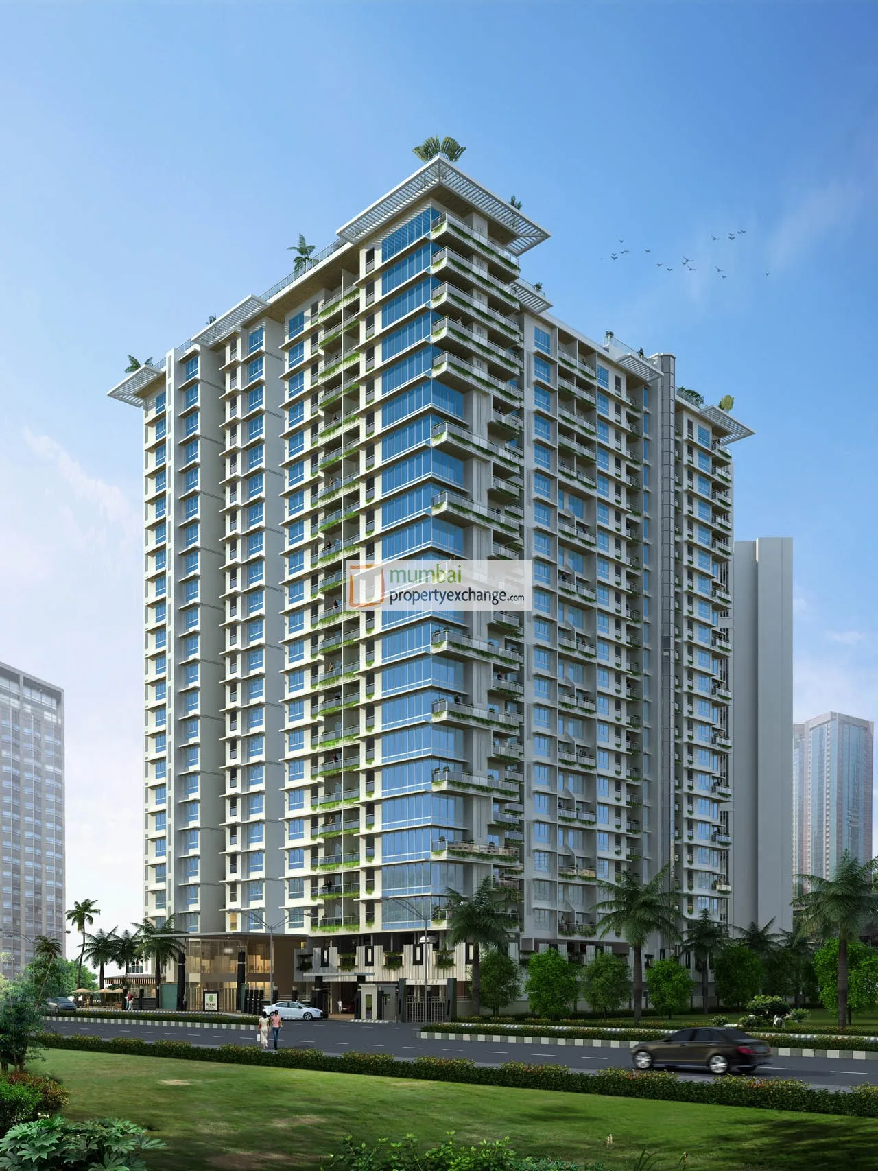 Woods Platina Wing B- Ebony Tower