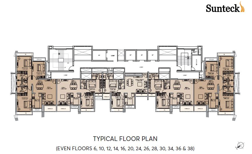 Signia Waterfront, Plot No. 1, Sector 12, Airoli, Navi Mumbai