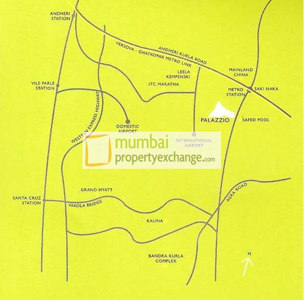 2 BHK Pallazio in Andheri East