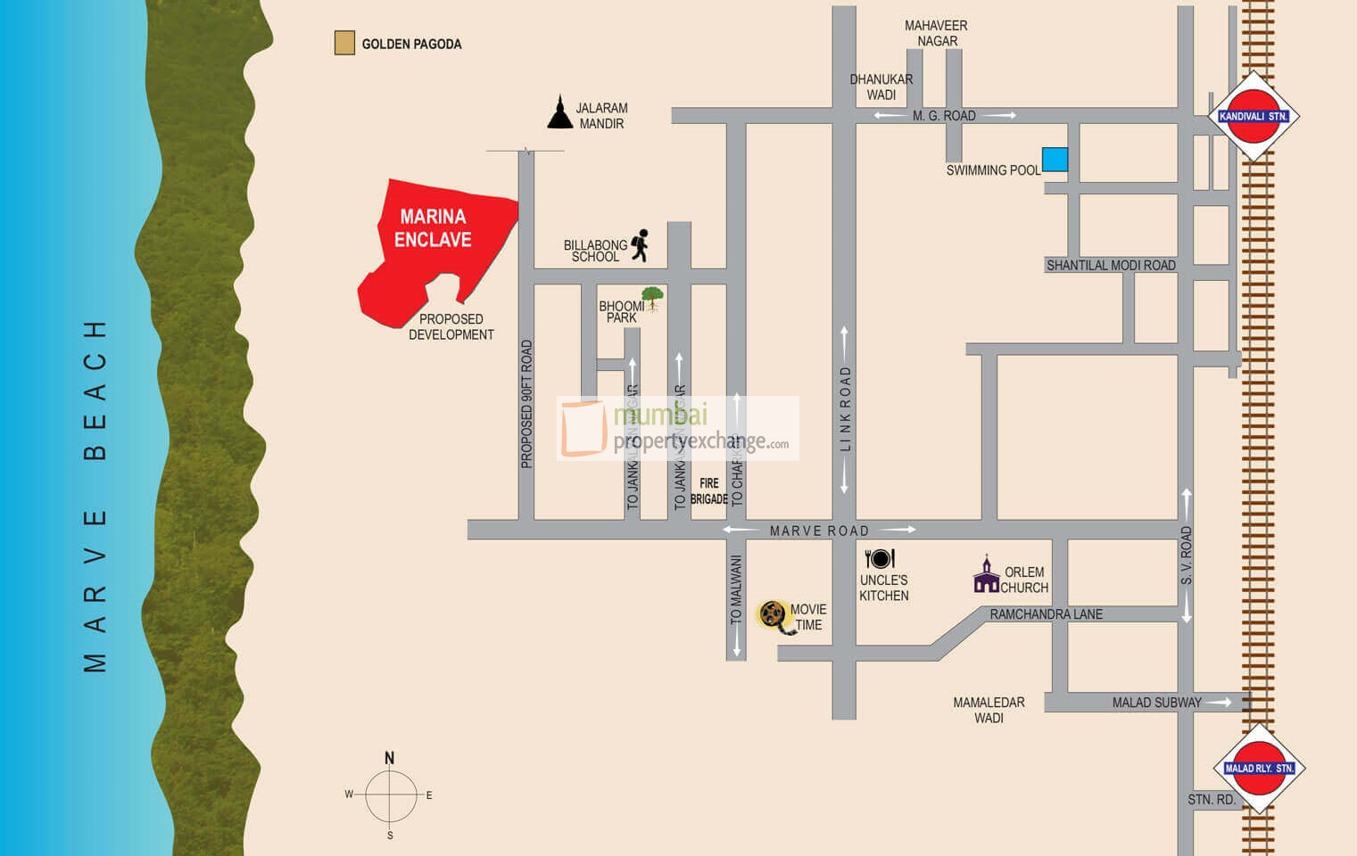 2 BHK Malad West – Gurukrupa Marina Enclave in Malad West
