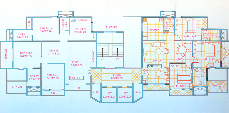 3 BHK S.N Park in Kharghar