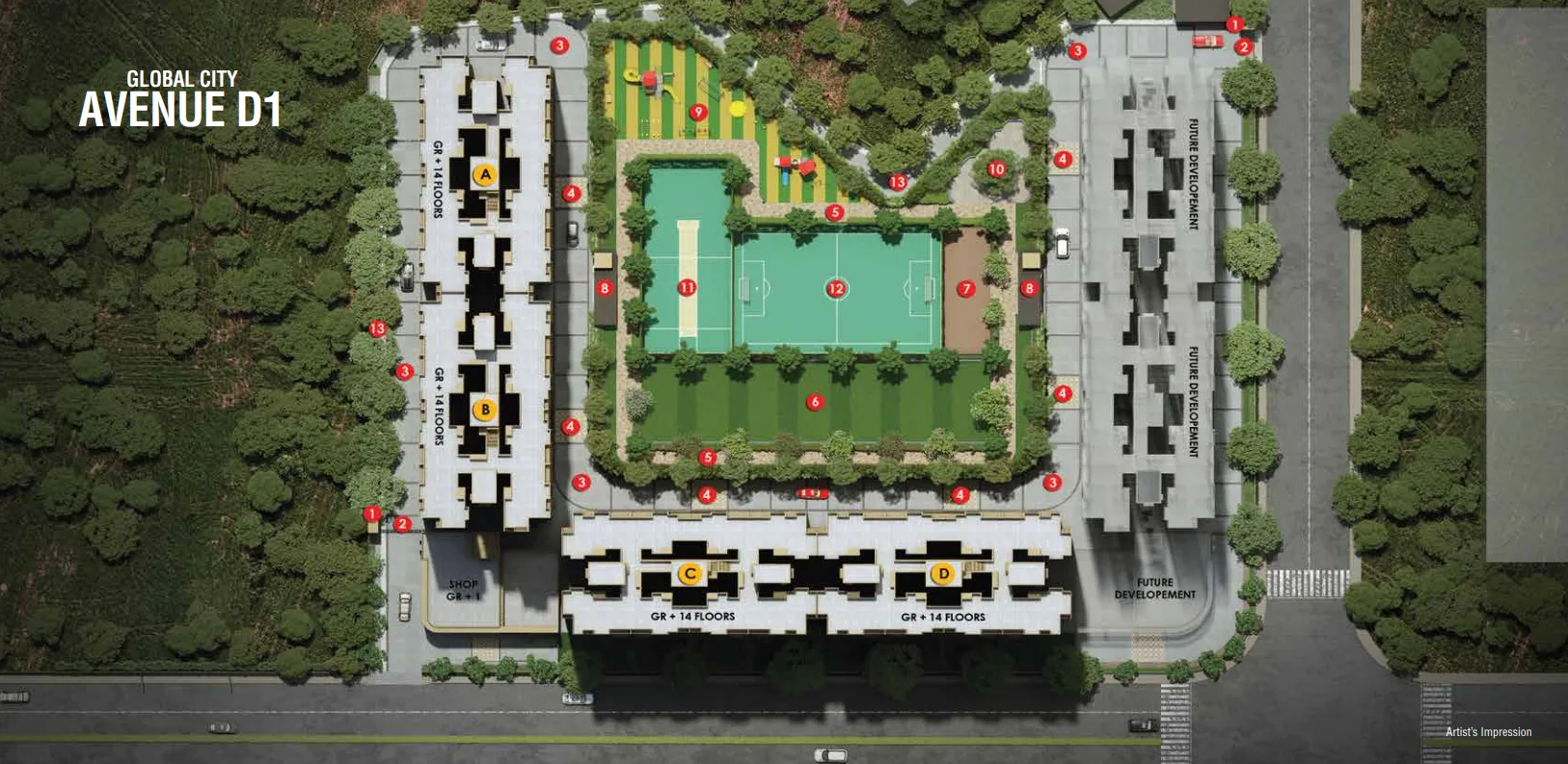 Rustomjee Global City Avenue D1 gallery