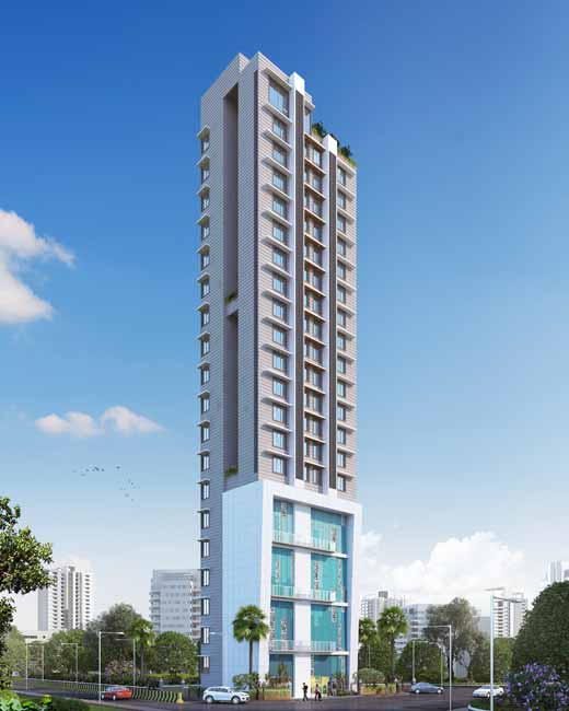 1 BHK Semi-Furnished in Romell Rhythm , Malad West