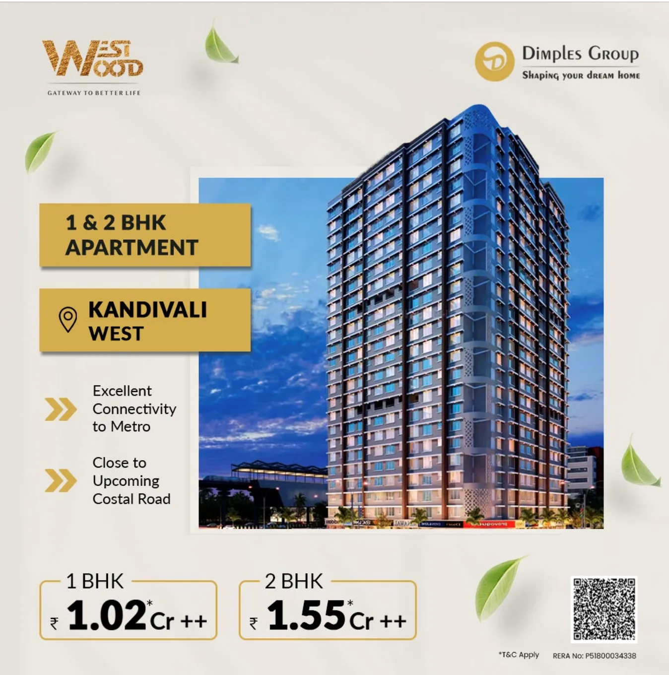 Westwood in Kandivali West — new project in Mumbai