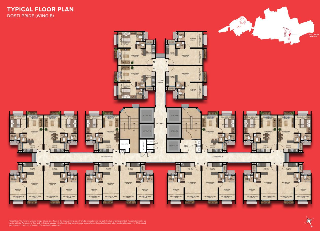 DOSTI GREATER THANE - PHASE 1