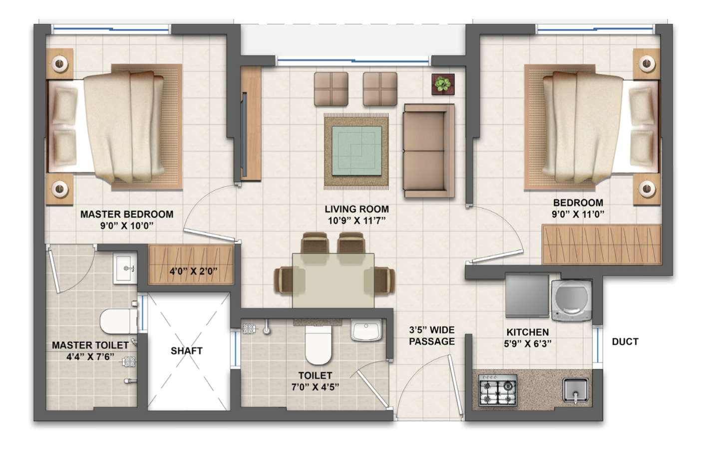 Lodha Crown Kolshet - Tower 2