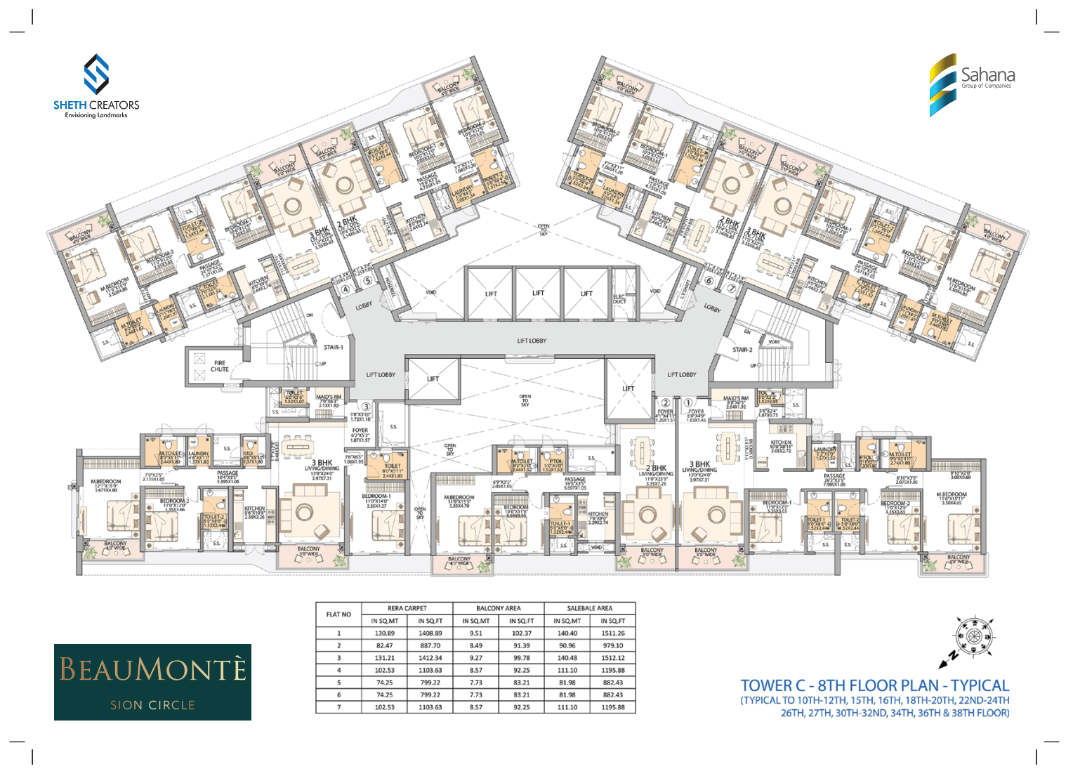 Beaumonte Tower C Sale Bndg No 10 -Wing C