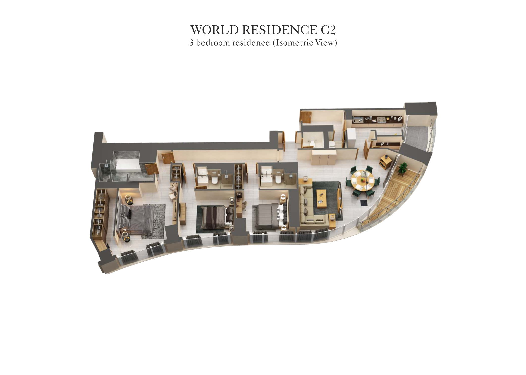 The World Towers - World One - Tier Iii And Trinity