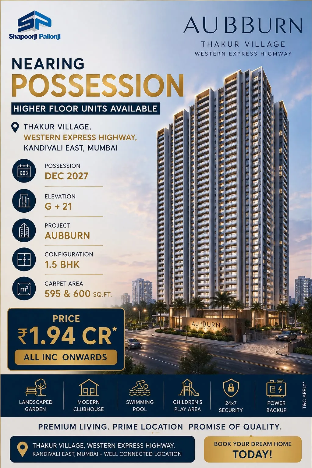 Aubburn in Kandivali East