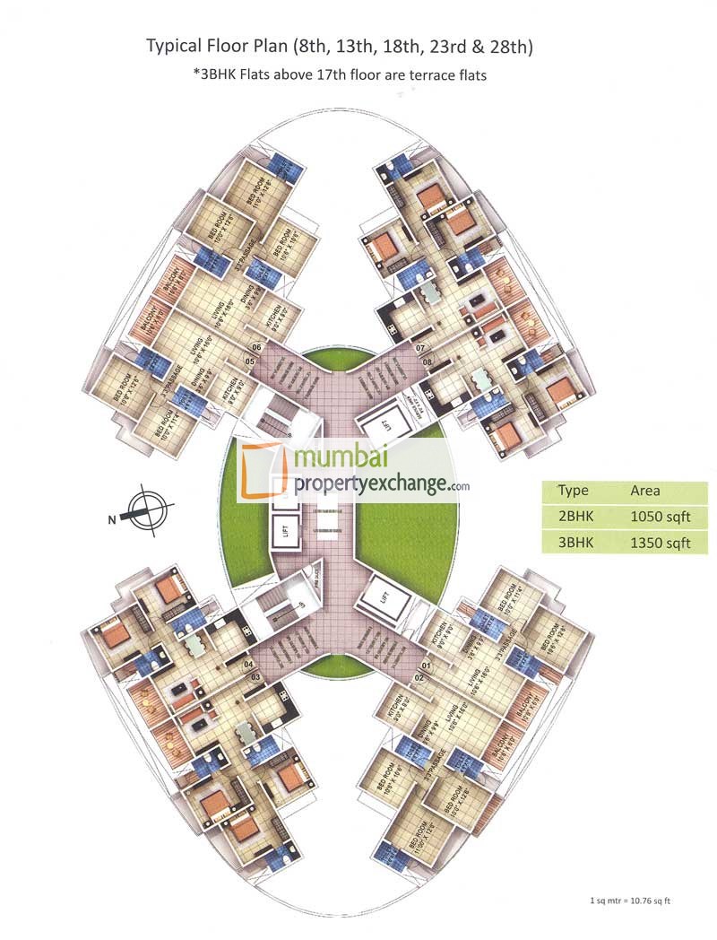 3 BHK Rosa Bella in Thane West