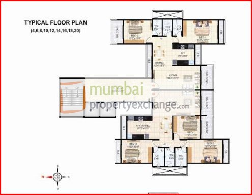 3 BHK Krishna Tower in Kharghar